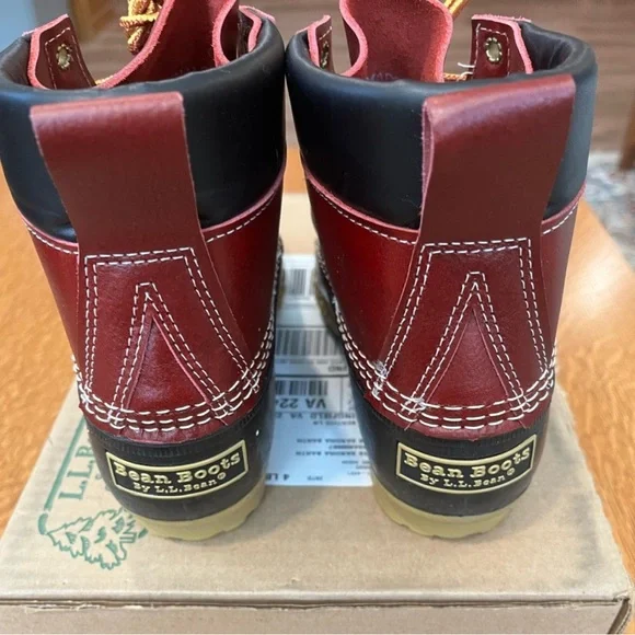 L.L. Bean Red and Black Winter Boots - Picture 4 of 5